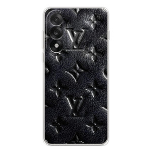 Текстурный Чехол Louis Vuitton для Норд 5 (Черный ЛВ)
