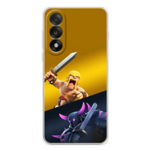 Чехол з героями Клеш Рояль для OnePlus Nord 5 (Варвар против Пекка)