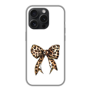 Чехол банты для OnePlus Nord 6 – Леопардовый принт
