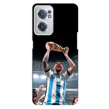 Чехлы Лео Месси Аргентина для OnePlus Nord CE 2 (5G) (IV2201) (Счастливый Месси)