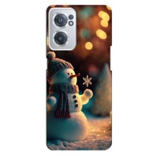 Чохли на Новий Рік OnePlus Nord CE 2 (5G) (IV2201) – Сніговик святковий