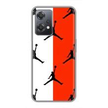 Чехлы для OnePlus Nord CE 2 (5G) (IV2201) - с картинкой JORDAN (AlphaPrint) (Лого Джордан)