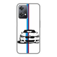 Чехол для ВанПлас Норд СЕ 2 5G - с принтом БМВ (AlphaPrint) (Машина БМВ)