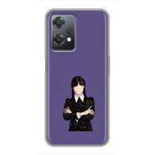 Чехлы Венсдей на OnePlus Nord CE 2 (5G) (IV2201) Уэнсдей (AlphaPrint) (Уэнздей в черном)