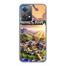 Чехол с картинками Майнкрафт для ВанПлас Норд СЕ 2 5G (Minecraft)