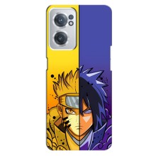 Купить Чехлы на телефон с принтом Anime для ВанПлас Норд СЕ 2 (5G) – Naruto Vs Sasuke