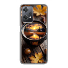 Чохол з унікальним дизайном 'Осінь з кавою' для OnePlus Nord CE 2 (5G) (IV2201) – Темна кава
