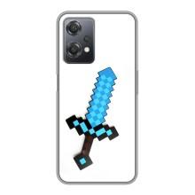 Чохли для OnePlus Nord CE 2 (5G) (IV2201) (Персонажі МайнКрафт) (Меч)