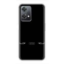 Силиконовый бампер с картинкой машины на OnePlus Nord CE 2 (5G) (IV2201) (Силует Audi)