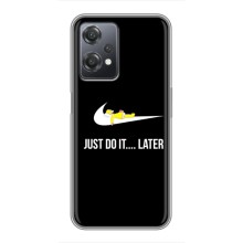 Силиконовый Чехол на OnePlus Nord CE 2 (5G) (IV2201) с картинкой Nike (Later)