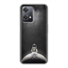 Силиконовый Чехол с принтом "Космонавты" на OnePlus Nord CE 2 (5G) (IV2201) (Космонавт романтик)