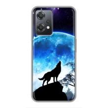 Защитные чехлы для ВанПлас Норд СЕ 2 5G (AlphaPrint) (ХИТ продаж) ВОЛК (Волк на луну)