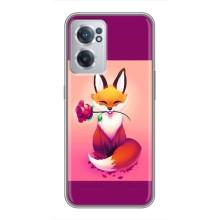 Чохли з картинкою Лисичка для OnePlus Nord CE 2 Lite 5G (VPrint) (Лиса з трояндою)