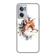 Чохли з картинкою Лисичка для OnePlus Nord CE 2 Lite 5G (VPrint) (Лиса в квітах)