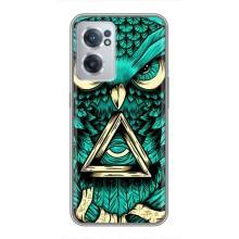 Чохол з пташками на OnePlus Nord CE 2 Lite 5G (VPrint) – Сова з оком