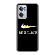 Силиконовый Чехол на OnePlus Nord CE 2 Lite 5G с картинкой Nike – Later