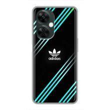 Чехлы Адидас для OnePlus Nord CE 3 Lite (AlphaPrint) (Адидас с полосами)