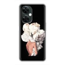 Чехлы (ART) Цветы на OnePlus Nord CE 3 Lite (VPrint) (Білі квіти)