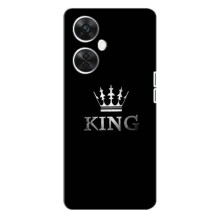 Чехол (Корона на чёрном фоне) для ВанПлас Норд СЕ 3 Лайт – KING