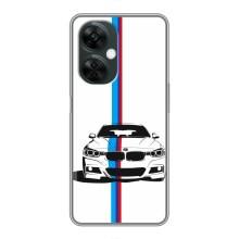 Чехол для ВанПлас Норд СЕ 3 Лайт - с принтом БМВ (AlphaPrint) (Машина БМВ)