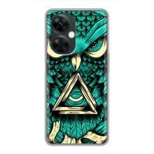 Чехол с птицами на OnePlus Nord CE 3 Lite (VPrint) (Сова с глазом)