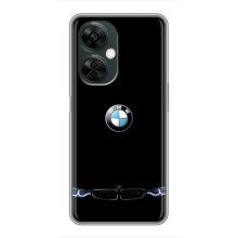 Силиконовый бампер с картинкой машины на OnePlus Nord CE 3 Lite (Черный BMW)