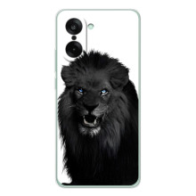 Чехлы с картинками животных OnePlus Nord CE 5 (Черный ЛЕВ)