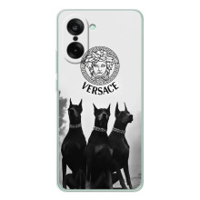 Чехлы VERSACE для Норд СЕ 5 (PREMIUMPrint) (Доберман Версаче)
