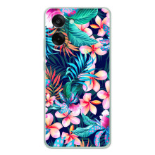 Чехол для Норд СЕ 5 - с принтом (Дизайнерские) (AlphaPrint) (Красочные цветы)