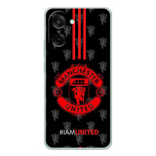 Чехол Манчестер Юнайтед для Норд СЕ 5 (AlphaPrint) – лого МЮ