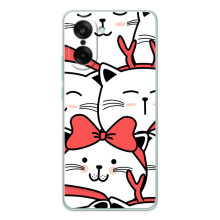 Бампер з зображенням Котиків для Норд СЕ 5 (Новорічні котики)