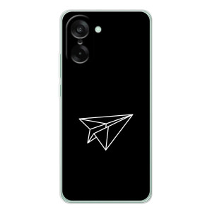 Чохол з картинками на чорному фоні для OnePlus Nord CE 5 – Літак