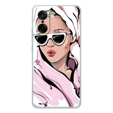 Чохол з картинкою Модні Дівчата OnePlus Nord CE 5 (Дівчина в халаті)