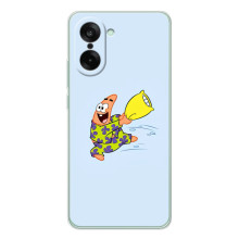 Чохол з картинкою Патрік на OnePlus Nord CE 5 – Патрік із подушкою