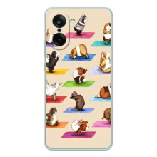 Чохол з Прикольним Принтом на OnePlus Nord CE 5 (Йога свинок)