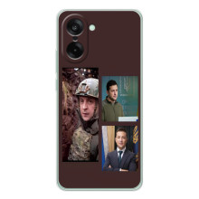 Чехол для OnePlus Nord CE 5 (AlphaPrint - с принтом Зеленского) (Президент)