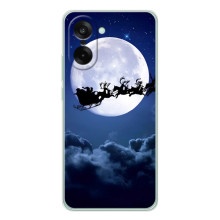 Чохол Санта Клаус для OnePlus Nord CE 5 – Санта - місяць