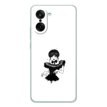 Чехлы Венсдей на OnePlus Nord CE 5 Уэнсдей (AlphaPrint) – танец Уэнздей