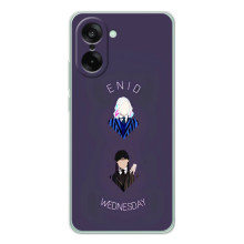 Чехлы Венсдей на OnePlus Nord CE 5 Уэнсдей (AlphaPrint) – Уэнздей и подруга