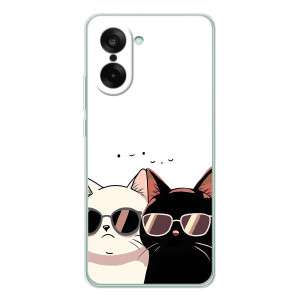 Чехол с рисунком кот на OnePlus Nord CE 5