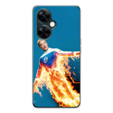 Чехол с принтом Фантастическая четверка для OnePlus Nord CE 5 – Человек-Факел