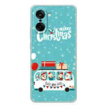 Силіконовий бампер на різдво для OnePlus Nord CE 5 (Різдвяний настрій)