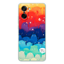 Силіконовий чохол з котиком для OnePlus Nord CE 5 (Mew)