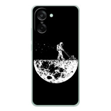 Силіконовый Чохол з принтом "Космонавти" на OnePlus Nord CE 5 – Космонавт
