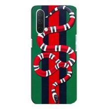 Чохли  GUCCI для OnePlus Норд CE 5G (AlphaPrint) (Gucci змія)