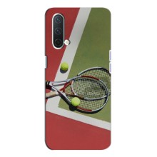 Чехлы с принтом Спортивная тематика для OnePlus Nord CE 5G (Ракетки теннис)