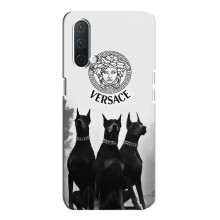 Чехлы VERSACE для ВанПлас Норд СЕ 5G (PREMIUMPrint) (Доберман Версаче)