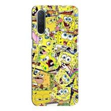 Чохол Губка Боб для OnePlus Норд CE 5G (Емоції Спан Боба)