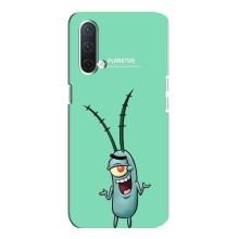 Чохол Губка Боб для OnePlus Норд CE 5G (Персонаж Планктон)