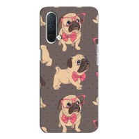 Чехол (ТПУ) Милые собачки для OnePlus Nord CE 5G (Собачки Мопсики)